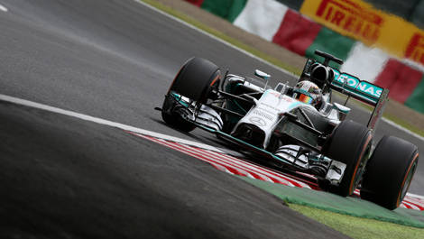 Lewis Hamilton, Mercedes W05 Suzuka F1