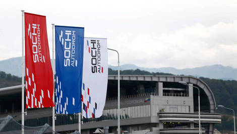 F1 Sochi Autodrom flags