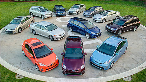 Toyota: 7 millions d’hybrides vendues dans le monde