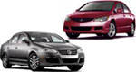 Comparatif : Acura CSX Premium 2006 vs Volkswagen Jetta 2.0T 2006