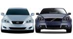 Comparatif: Lexus IS 250 2006 vs Volvo S40 2006