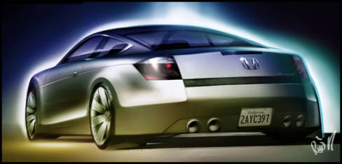 Accord Coupe Concept sketch (Photo: Honda)