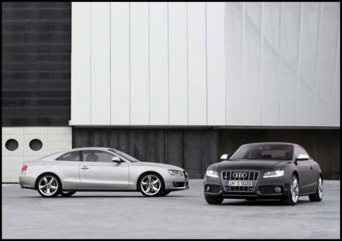2008 Audi A5 (left) and S5 (right)