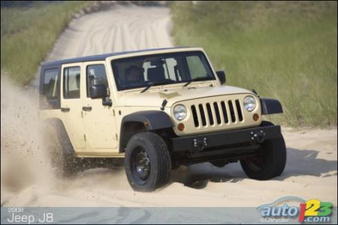 Jeep Wrangler Unlimited gets back to Military roots with J8 model | Car  News | Auto123