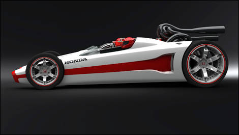 Hot Wheels 2008 Designers Challenge Honda Racer Red