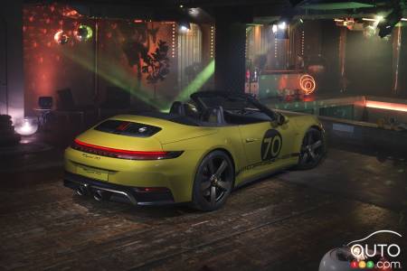 Porsche 911 Spirit 70, three-quarters rear