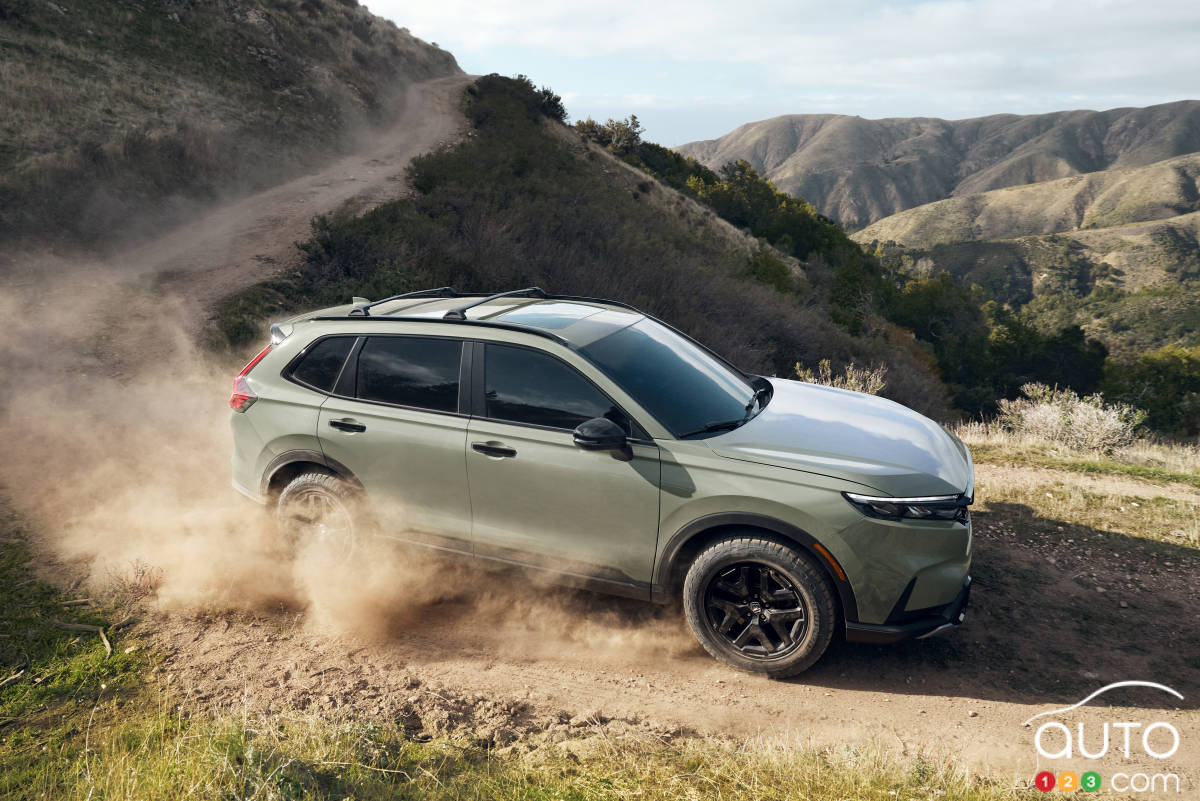 Honda CR-V TrailSport 2026, sur le sentier