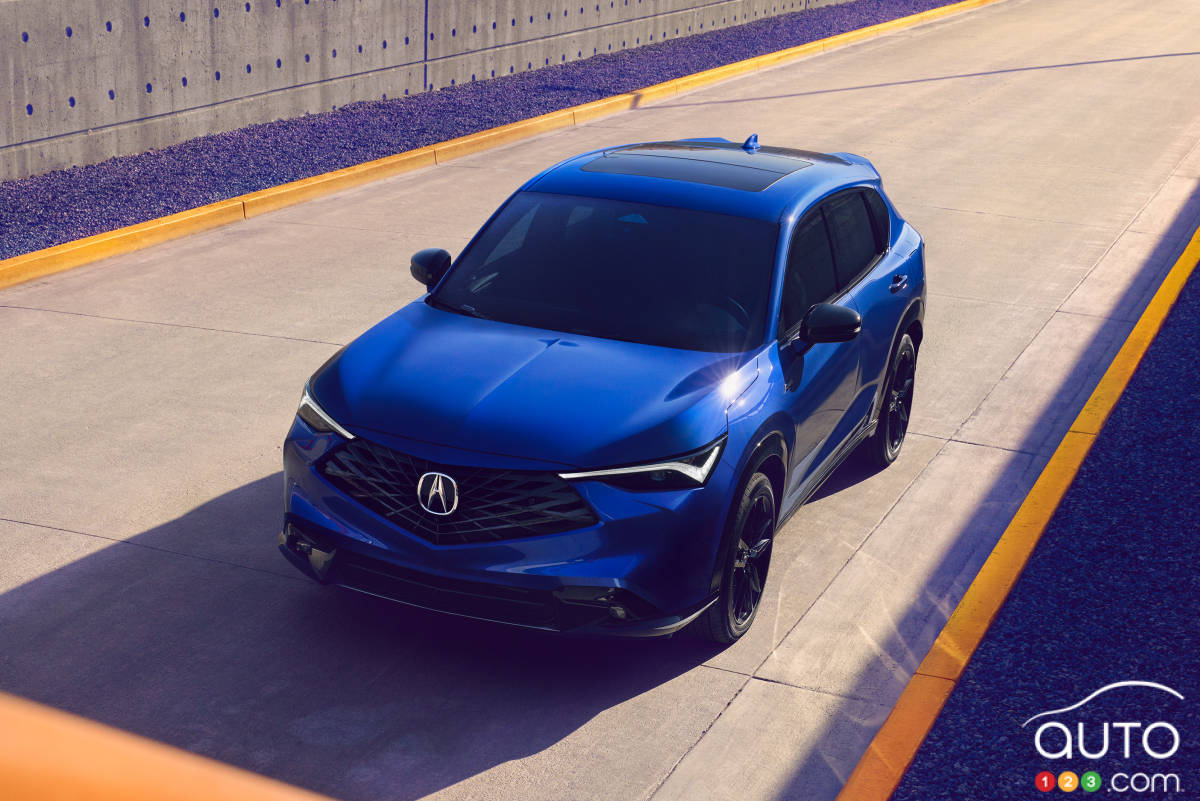 L'Acura ADX A-Spec 2025, de haut