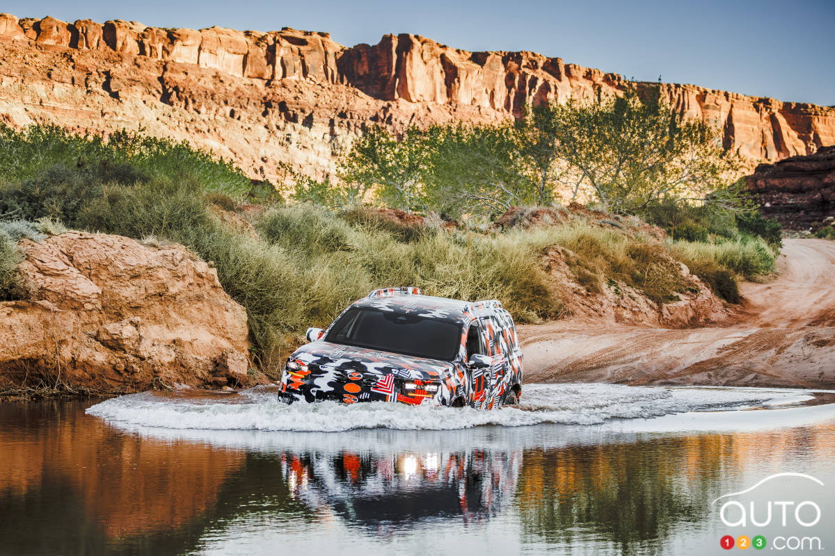 Le Honda Passport TrailSport 2026, dans l'eau