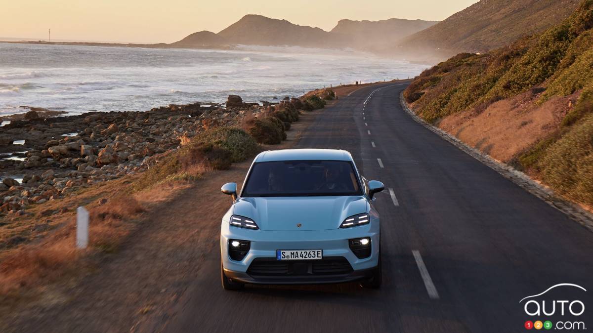 Porsche Macan EV 2025, avant