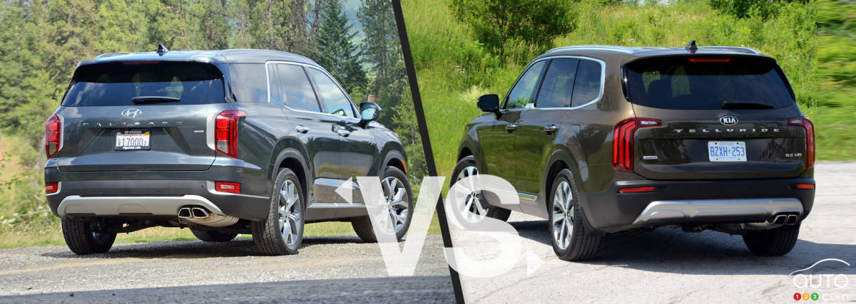 Comparaison : Hyundai Palisade 2020 vs Kia Telluride 2020, Essais routiers