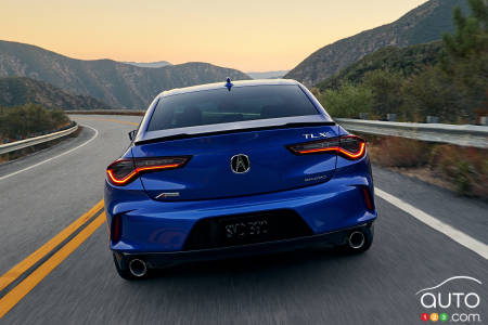 2024 Acura TLX A-Spec blue