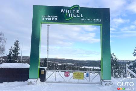Le complexe d’essai hivernal de Nokian en Laponie s’appelle White Hell.