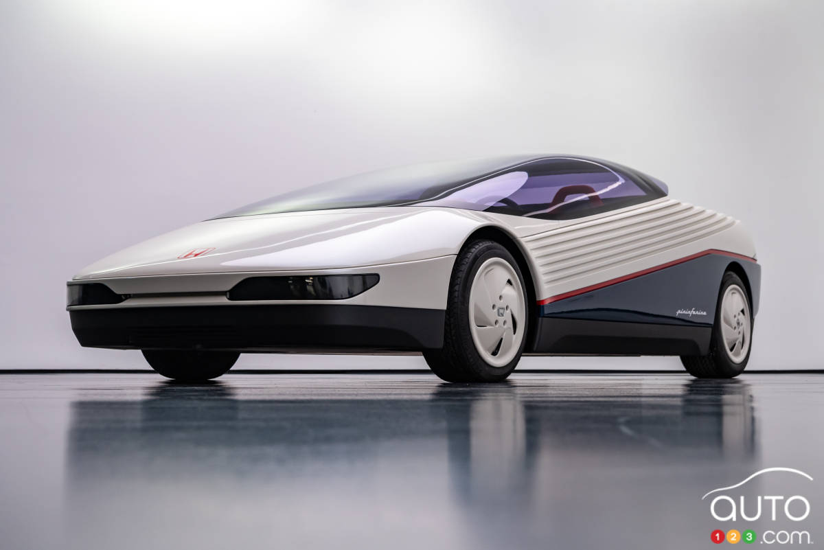 Le concept Honda HP-X, trois quarts avant