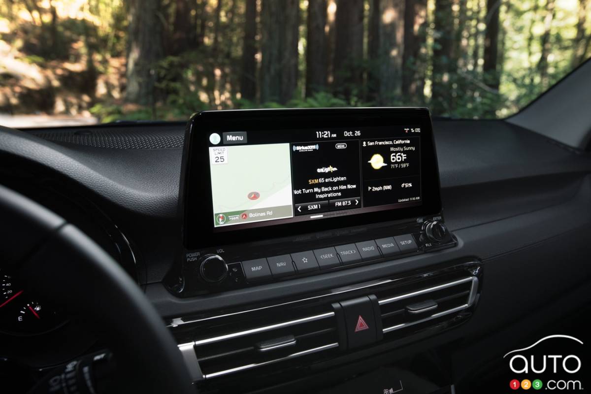Kia Seltos 2021, système multimédia