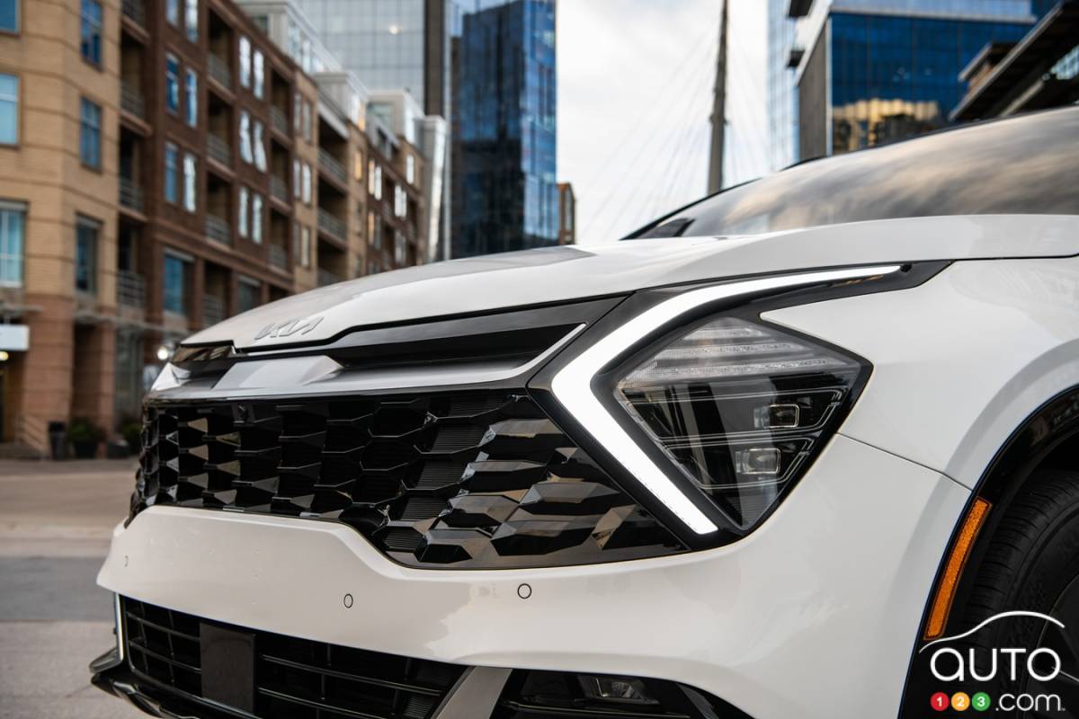 Kia Sportage 2023, calandre