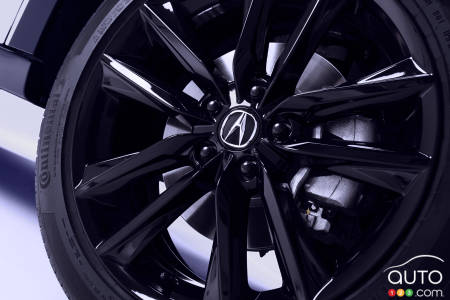 Acura logo on the ADX