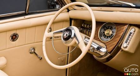 Tucker 48 décapotable, intérieur