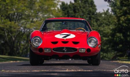 The 1962 Ferrari 250 GTO, avant