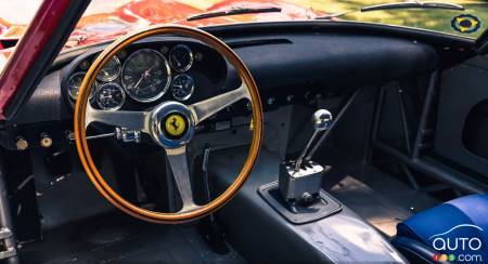 La Ferrari 250 GTO 1962, intérieur