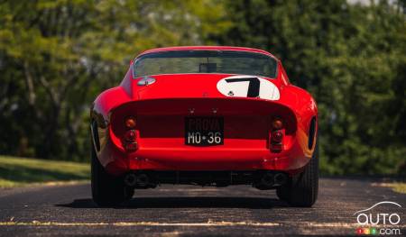 The 1962 Ferrari 250 GTO, arrière
