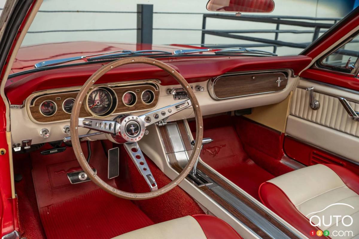 La Ford Mustang 1965, intérieur