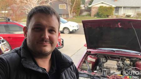 John Simons and his 1990 Pontiac 6000