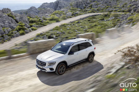 2020 Mercedes-Benz GLB, from above