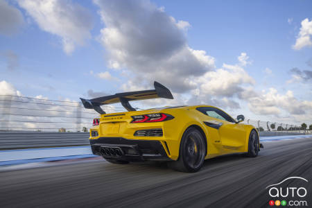 La Chevrolet Corvette ZR1, sur la piste