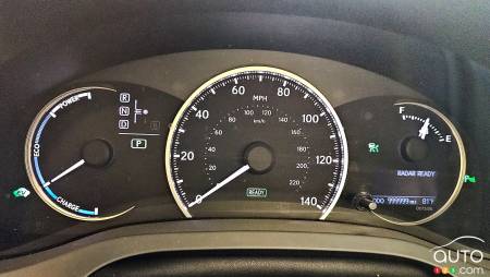 The odometer of the 2014 Lexus CT 200h stopped turning at 999,999 miles.