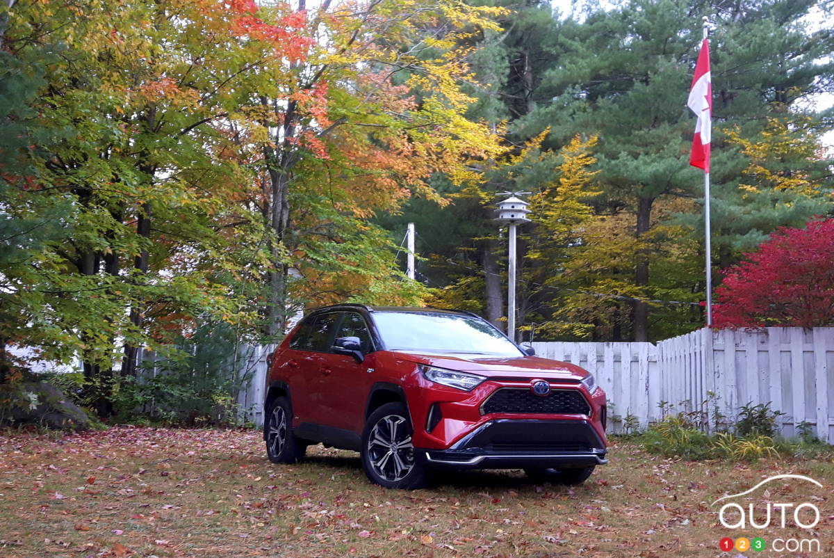 Toyota RAV4 Prime 2021, trois quarts avant