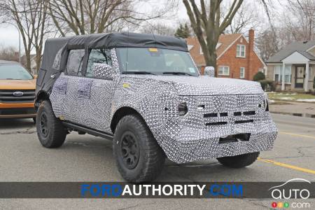 Ford Bronco 2021, trois quarts avant