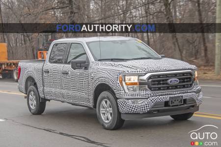 2021 Ford F-150, three-quarters front