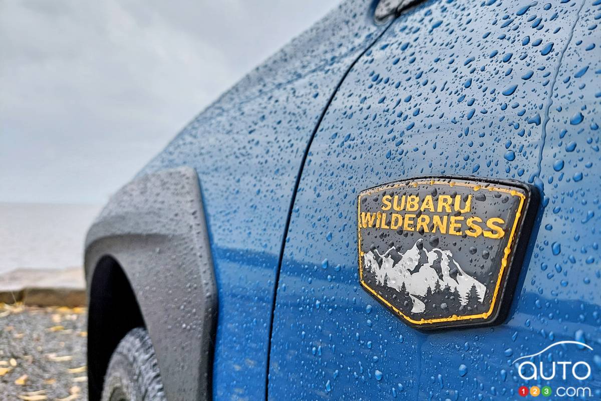 Subaru Outback Wilderness 2022, écusson