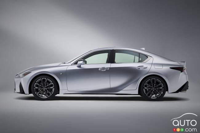 2021 Lexus IS F-Sport, profile