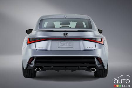 2021 Lexus IS F-Sport, rear