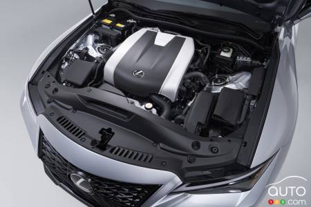 2021 Lexus IS F-Sport, engine