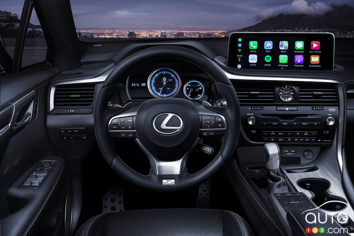 Lexus RX F Sport, intérieur