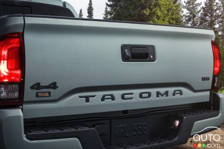 Toyota Tacoma Trail 2022-2023, hayon