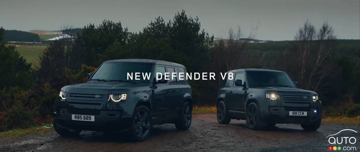 Les Land Rover Defender V8 2022