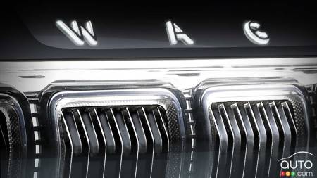 Jeep Grand Wagoneer concept, front grille