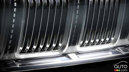 Jeep Grand Wagoneer concept, lower front grille