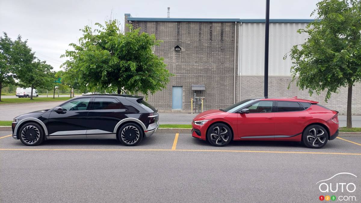 Le Hyundai Ioniq 5 et le Kia EV6