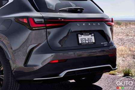 2022 Lexus NX, rear (F Sport)