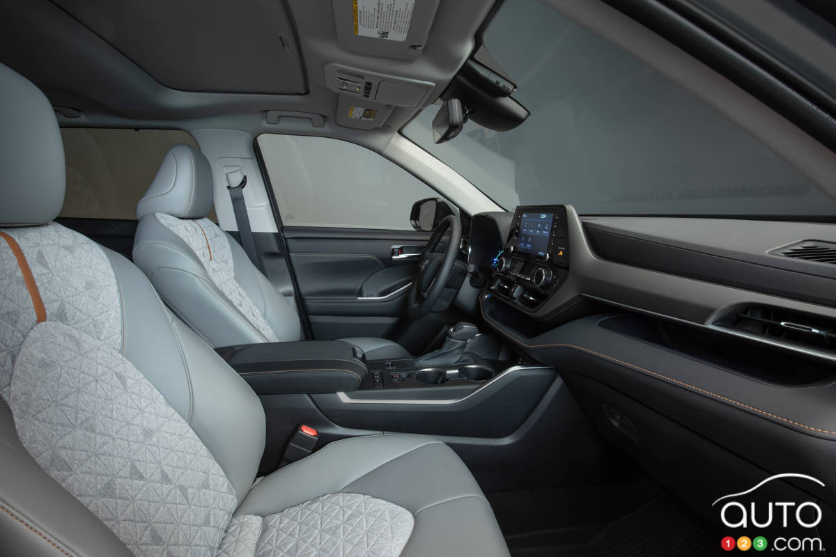 Toyota Highlander Bronze 2022, sièges de première rangée