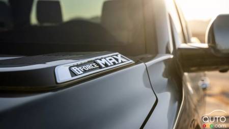 2022 Toyota Tundra i-Force Max badging