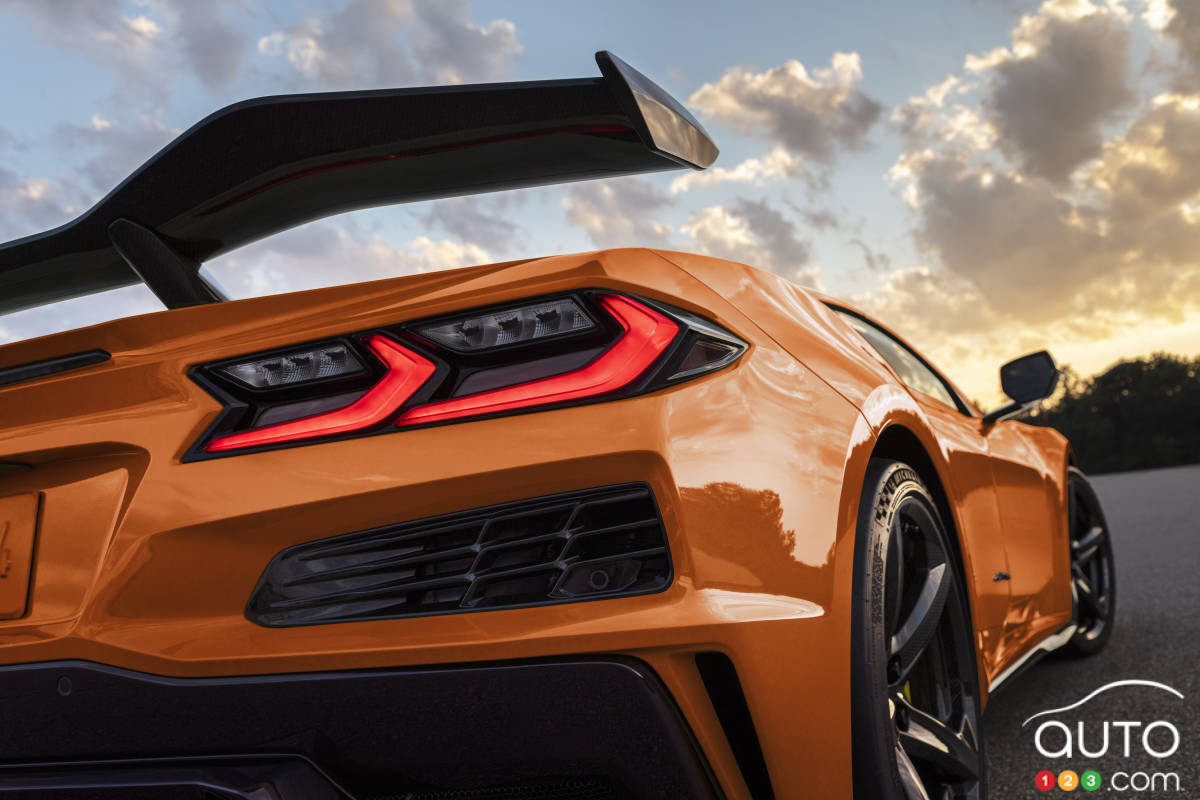 La Chevrolet Corvette Z06 2023, arrière