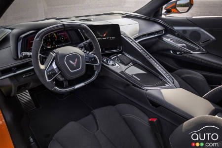 Chevrolet Corvette Z06 2023, intérieur