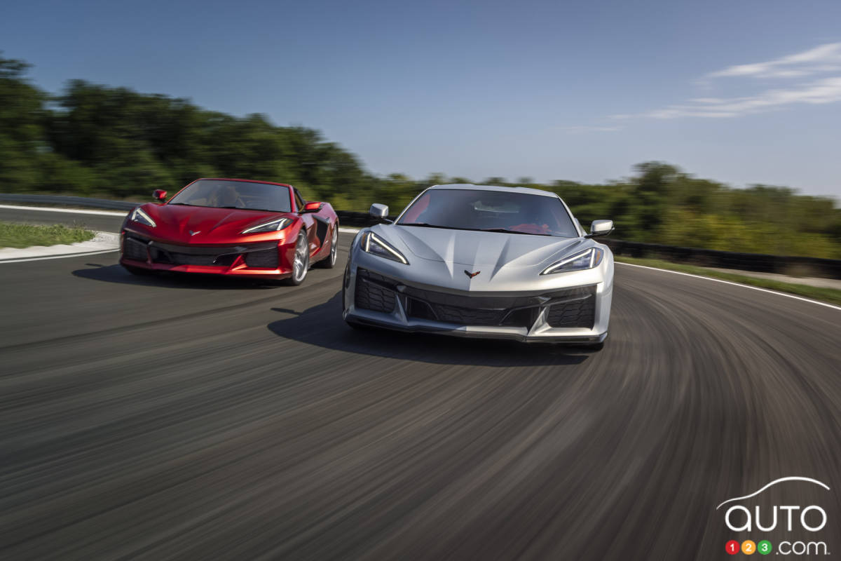 Chevrolet Corvette Z06 2023, avant