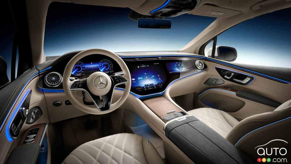 Mercedes-Benz EQS SUV, intérieur